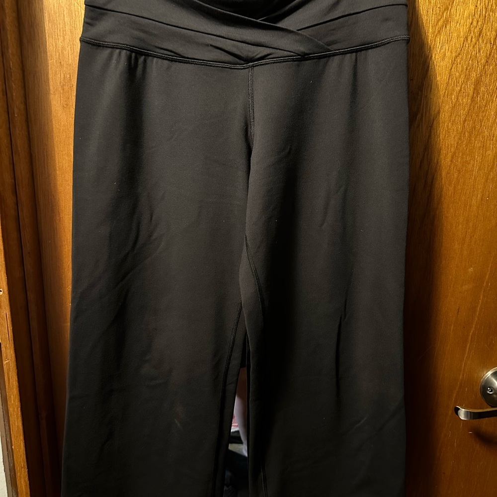 Lululemon Black Wide-Leg Pants 8